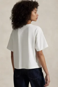 Dames t-shirt korte mouw wit