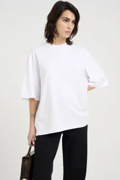 Dames t-shirt korte mouw wit