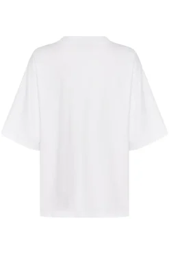 Dames t-shirt korte mouw wit