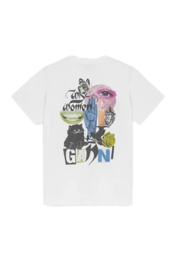 Dames t-shirt korte mouw wit