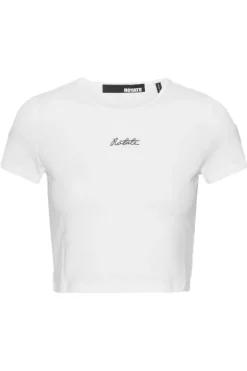 Dames t-shirt korte mouw wit