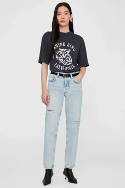 Dames t-shirt korte mouw zwart