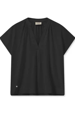 Dames t-shirt korte mouw zwart
