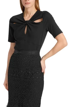 Dames t-shirt korte mouw zwart