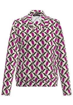 Dames t-shirt lange mouw rood