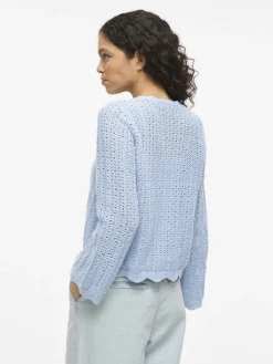 Dames vest blauw
