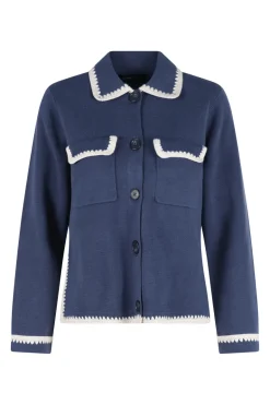 Dames vest blauw