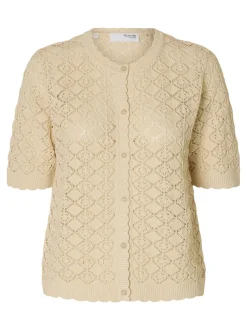 Dames vest bruin