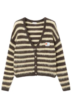 Dames vest bruin