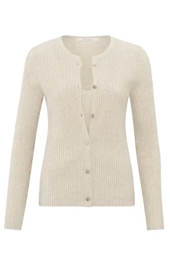 Dames vest bruin