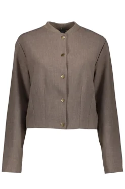 Dames vest bruin