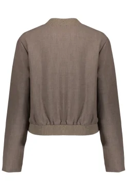 Dames vest bruin