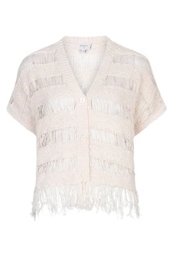 Dames vest ecru