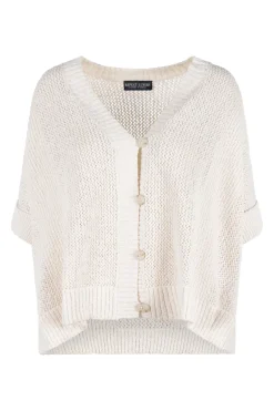 Dames vest ecru