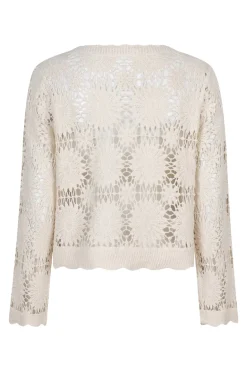 Dames vest ecru