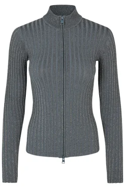 Dames vest grijs