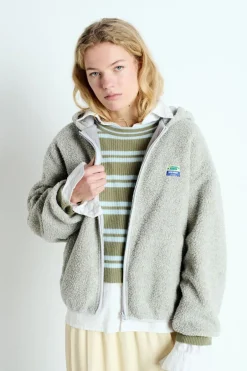 Dames vest grijs