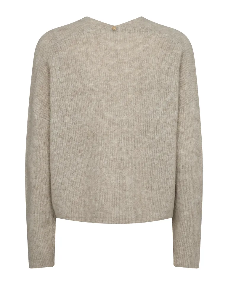 Dames vest grijs