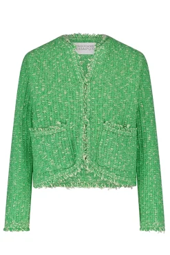 Dames vest groen