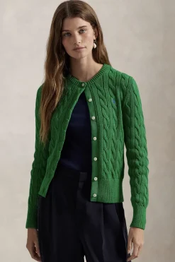 Dames vest groen
