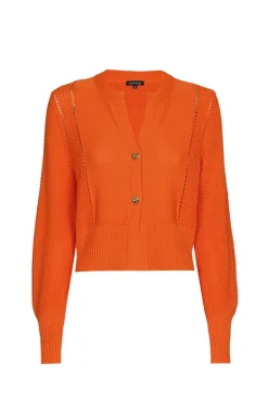 Dames vest oranje