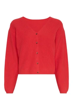 Dames vest rood