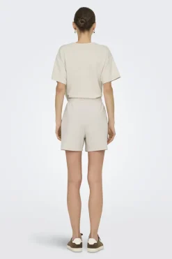 Fitness dames short grijs