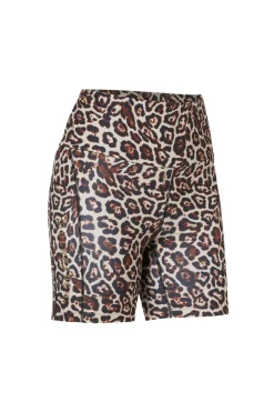 Fitness dames short tight bruin
