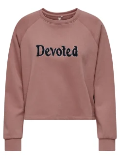 Fitness dames sweater bruin