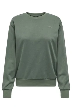 Fitness dames sweater groen