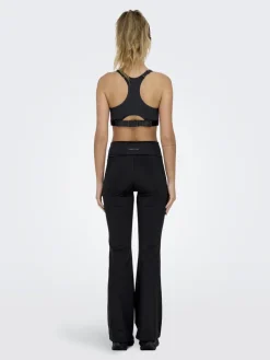 Fitness dames tight lang zwart