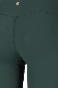 Fitness dames tight lang groen