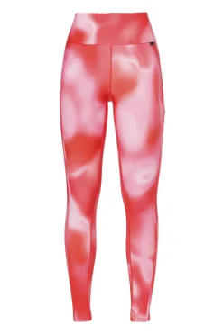 Fitness dames tight lang rood