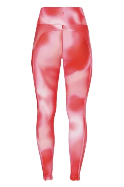 Fitness dames tight lang rood