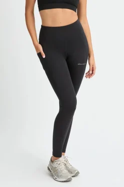 Fitness dames tight lang zwart