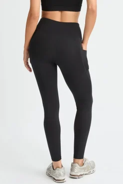 Fitness dames tight lang zwart