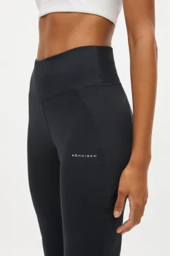 Fitness dames tight lang zwart