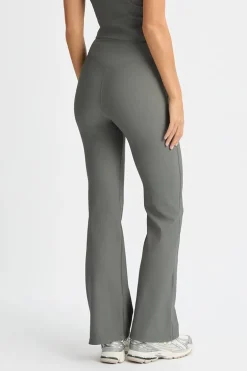 Fitness dames tight lang groen