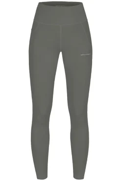 Fitness dames tight lang groen