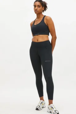Fitness dames tight lang zwart