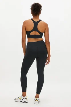 Fitness dames tight lang zwart