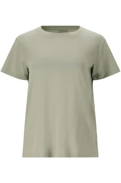 Fitness dames t-shirt km ecru