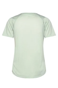 Fitness dames t-shirt km groen
