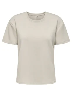 Fitness dames t-shirt km grijs