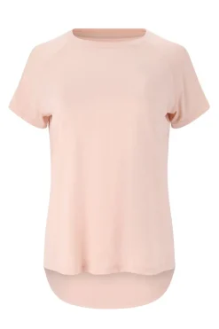 Fitness dames t-shirt km rose