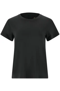 Fitness dames t-shirt km zwart