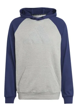 Fitness heren hoodie grijs