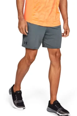 Fitness heren short blauw