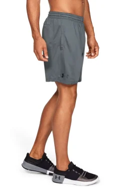 Fitness heren short blauw