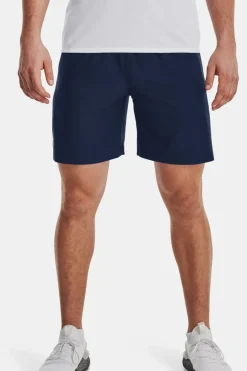 Fitness heren short blauw